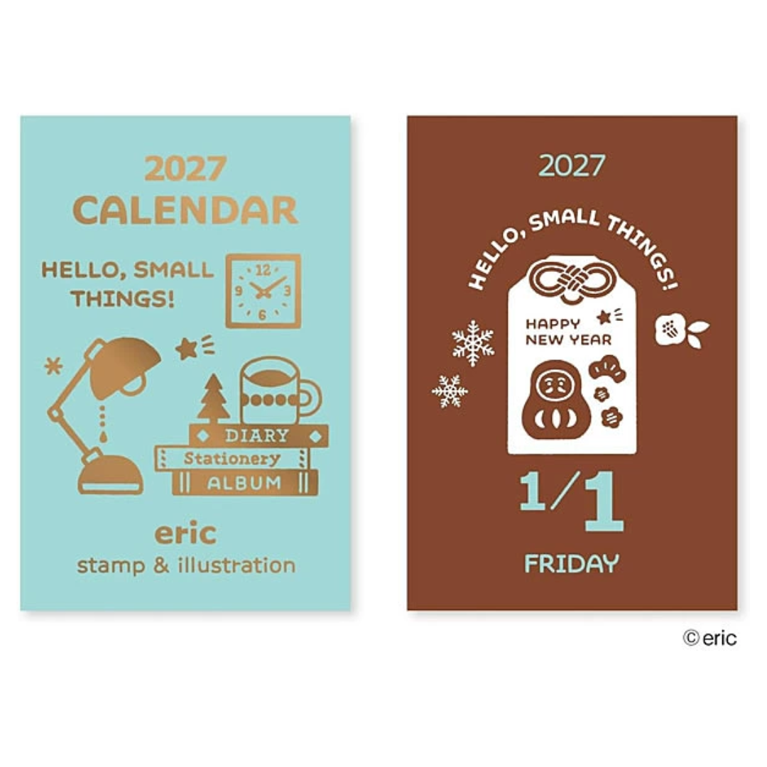 Eric Hello Small Things x Shinnippon 2027 Calendars - Mini Mini Daily