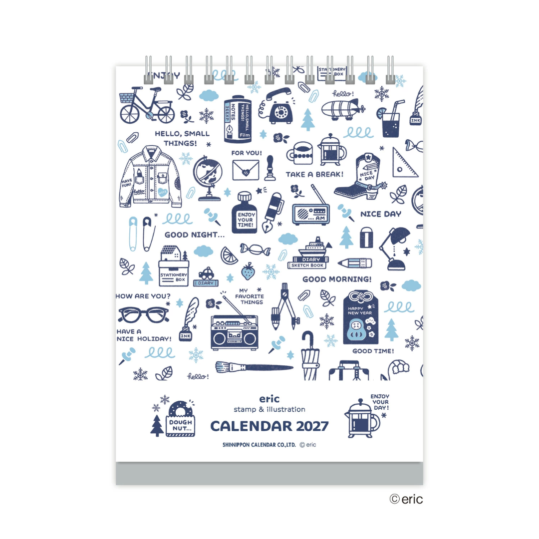 Eric Hello Small Things x Shinnippon 2027 Calendars - Tabletop
