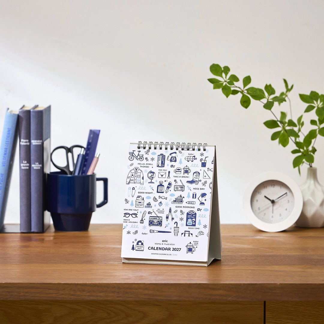 Eric Hello Small Things x Shinnippon 2027 Calendars - Tabletop