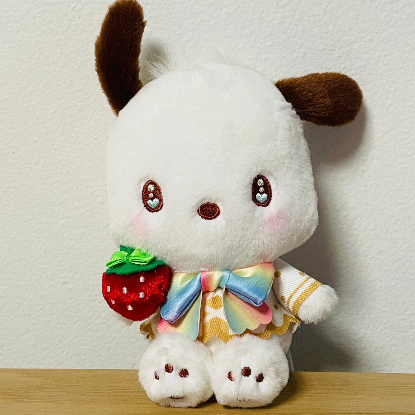 Sanrio x 50th Anniversary Strawberry Newspaper Mascot Holder - Pochacco