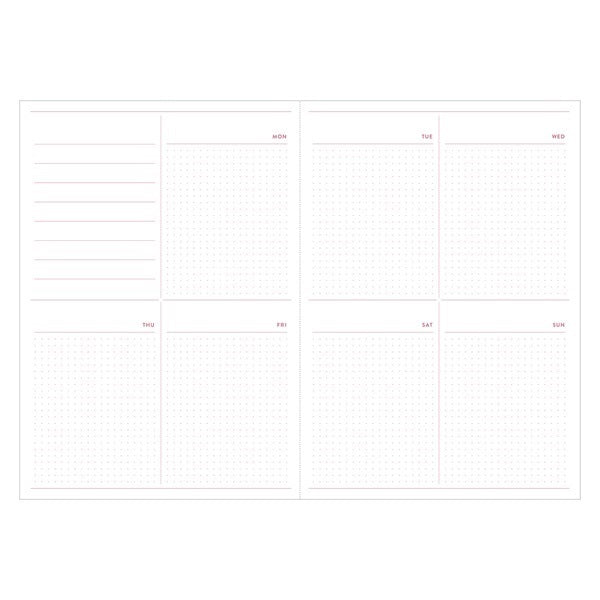 Mark's Undated Log Diary - Weekly