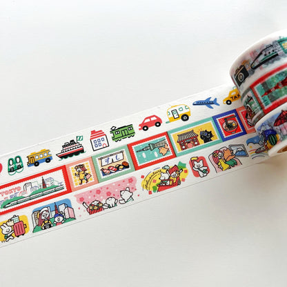 Sakuralala x Igloo*Dining* Gohobi Maste 365 Washi Tape - Tokyo