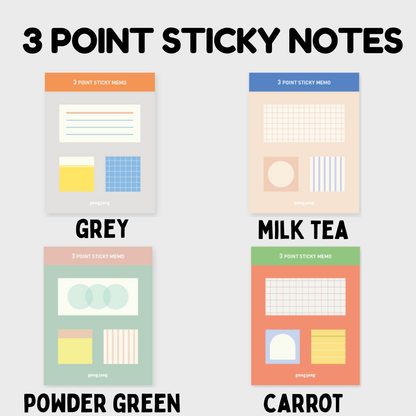 Gongjang 3 Point Sticky Notes