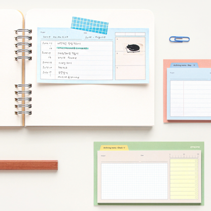 Gongjang Archiving Sticky Memo