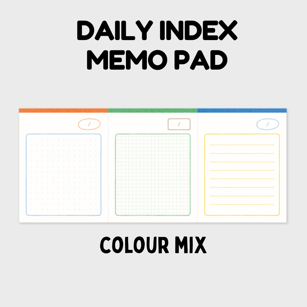 Gongjang Daily Index Memo Pad