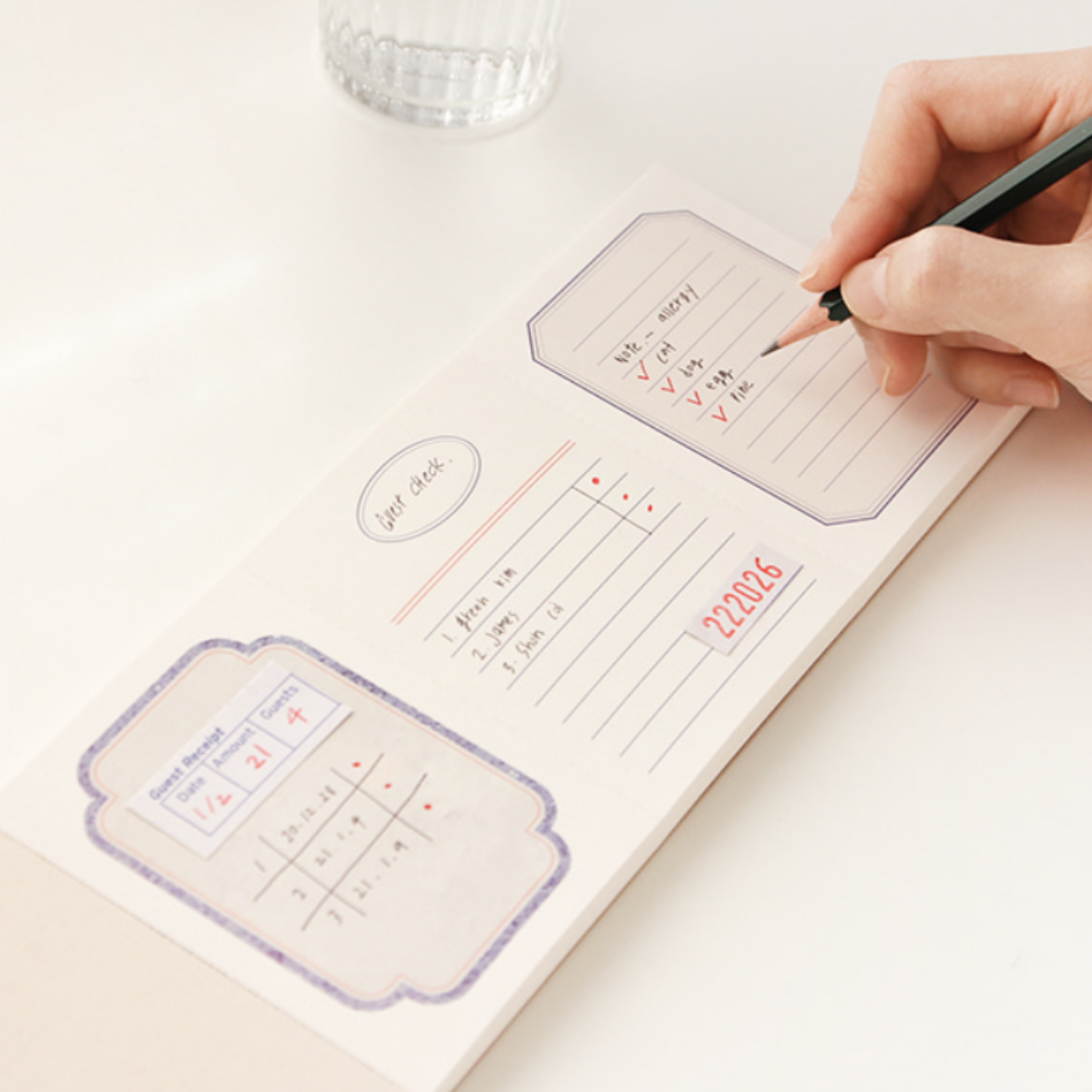 Gongjang Letter Memo Pad