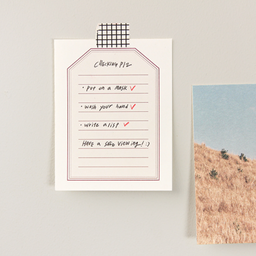 Gongjang Letter Memo Pad