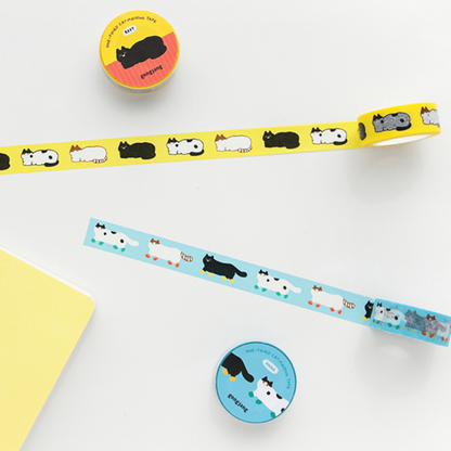 Gongjang Masking Tape - One Third Cat Ver. 2