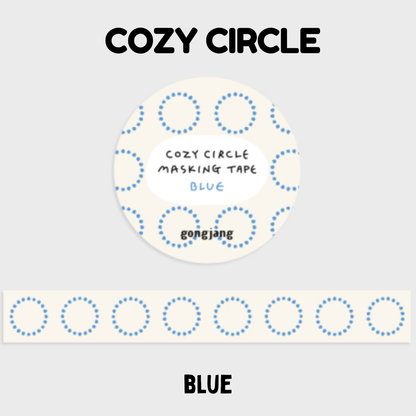 Gongjang Masking Tape - Cozy Circle