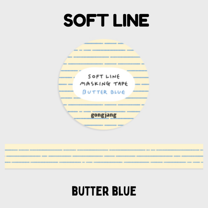 Gongjang Masking Tape - Soft Line