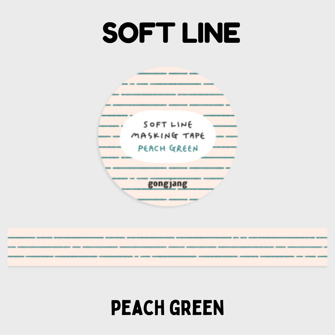 Gongjang Masking Tape - Soft Line