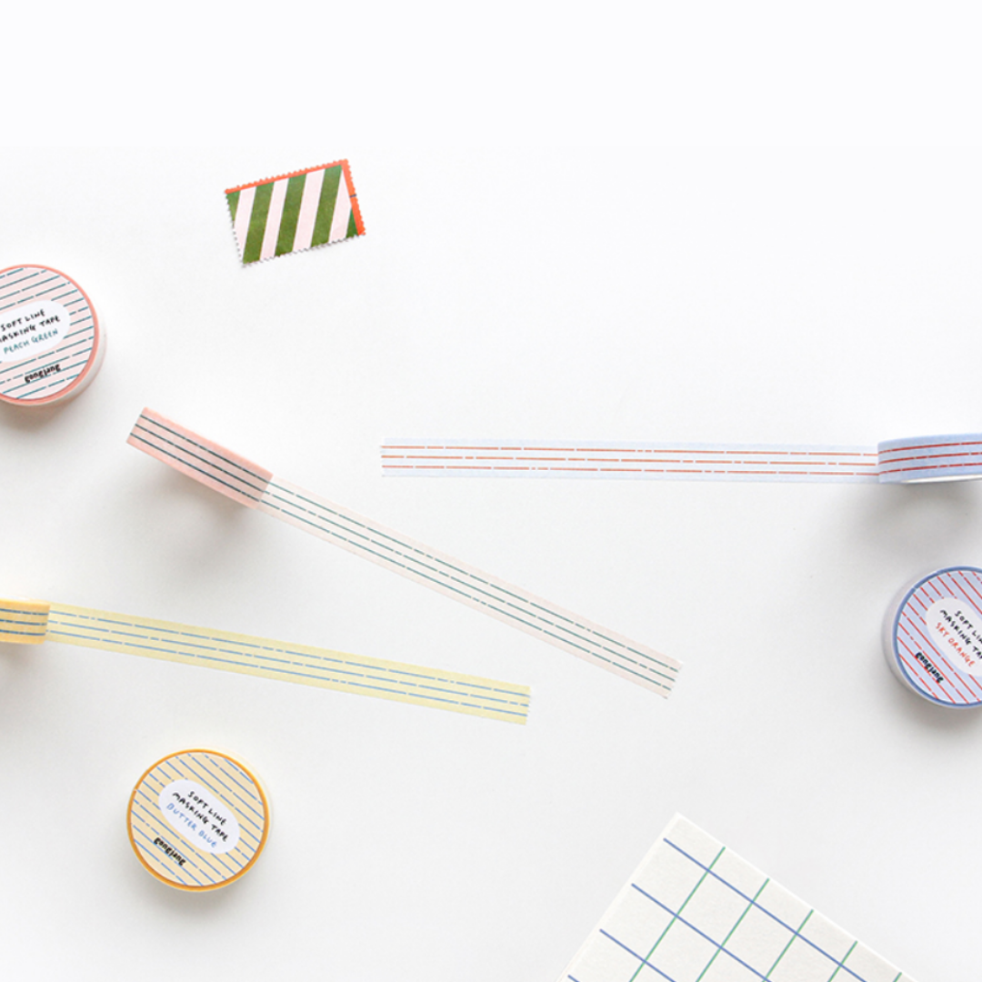 Gongjang Masking Tape - Soft Line