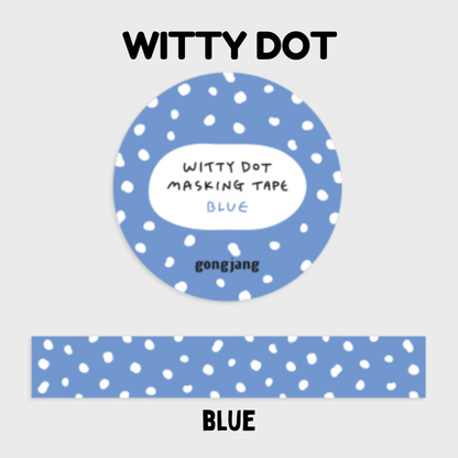 Gongjang Masking Tape - Witty Dot