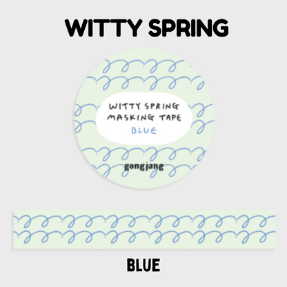 Gongjang Masking Tape - Witty Spring