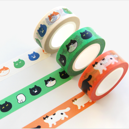 Gongjang Masking Tape - One Third Cat