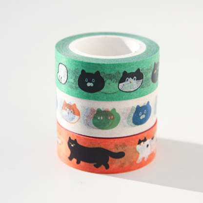Gongjang Masking Tape - One Third Cat