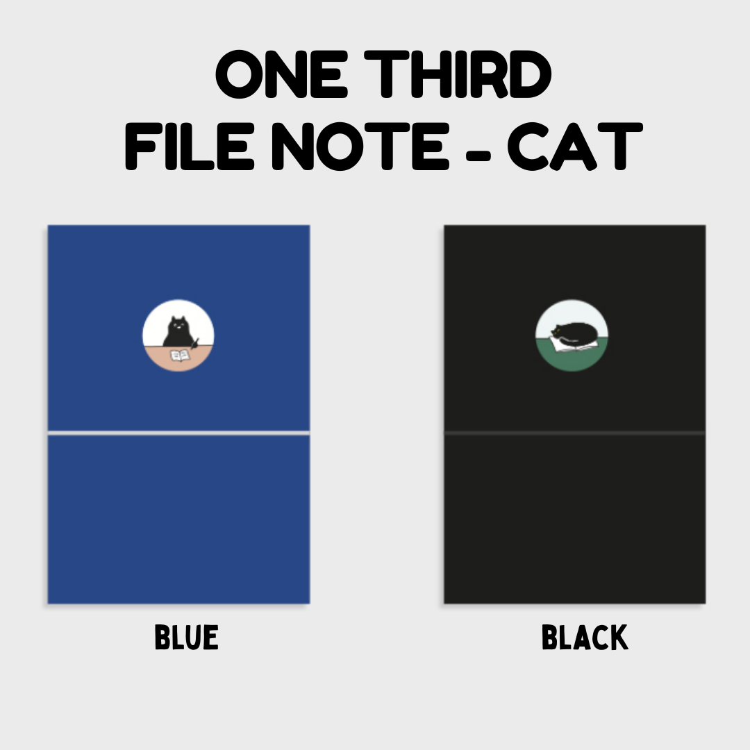 Gongjang B6 One Third Cat File Blank Note