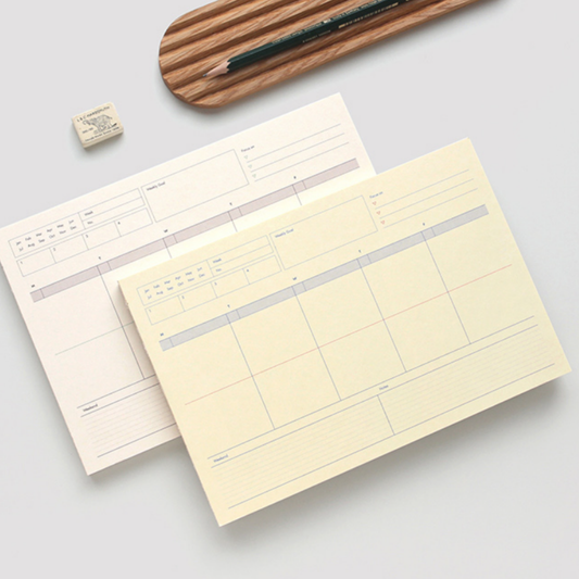 Gongjang Weekly Memo Pad