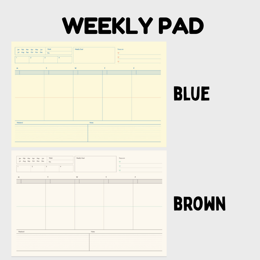 Gongjang Weekly Memo Pad