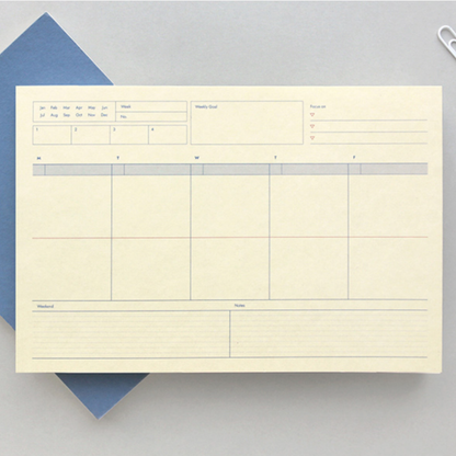 Gongjang Weekly Memo Pad