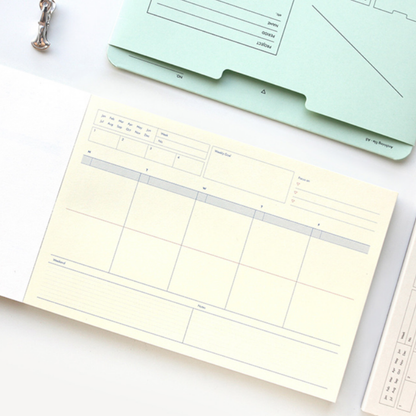 Gongjang Weekly Memo Pad