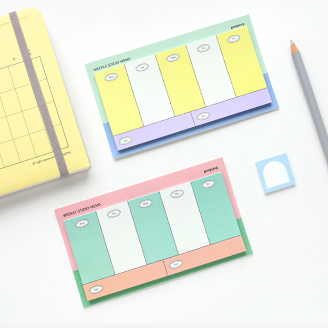 Gongjang Weekly Sticky Memo