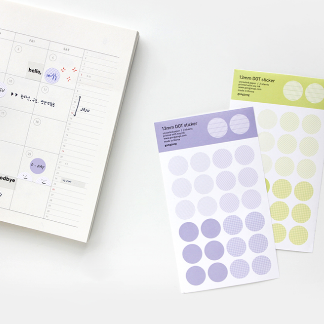 Gongjang 13mm Dot Sticker Set