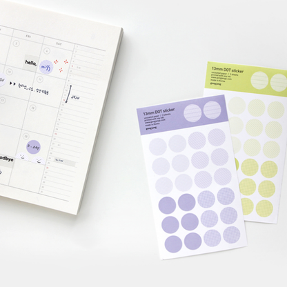 Gongjang 13mm Dot Sticker Set