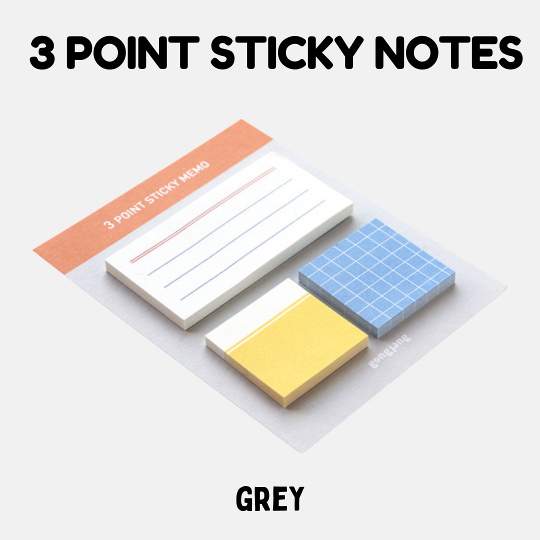 Gongjang 3 Point Sticky Notes