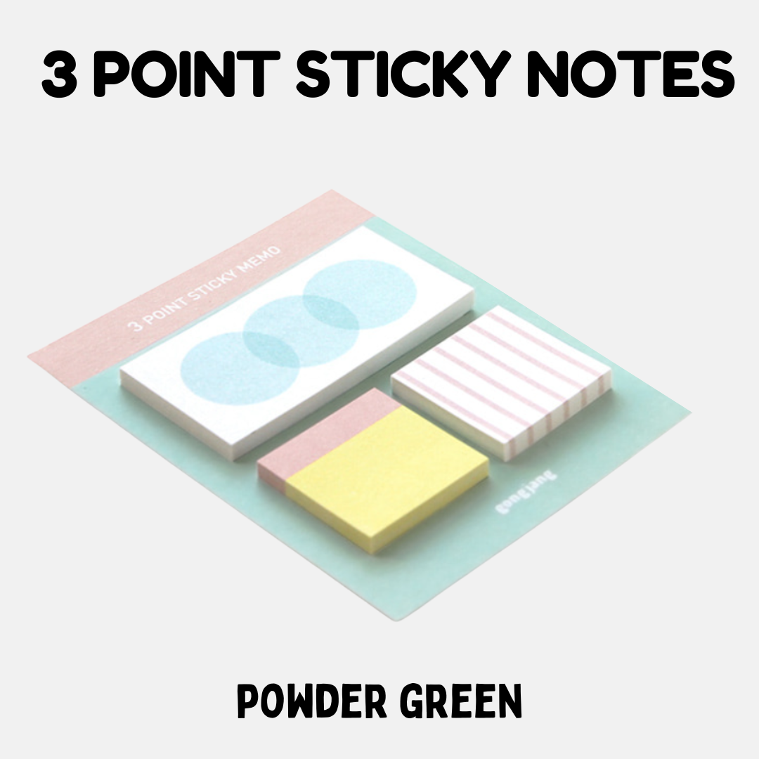 Gongjang 3 Point Sticky Notes