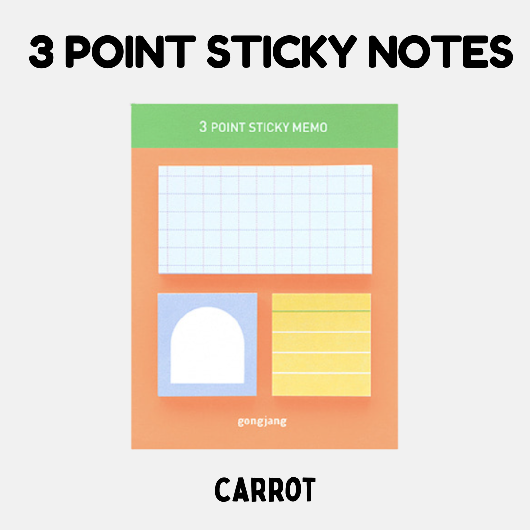 Gongjang 3 Point Sticky Notes