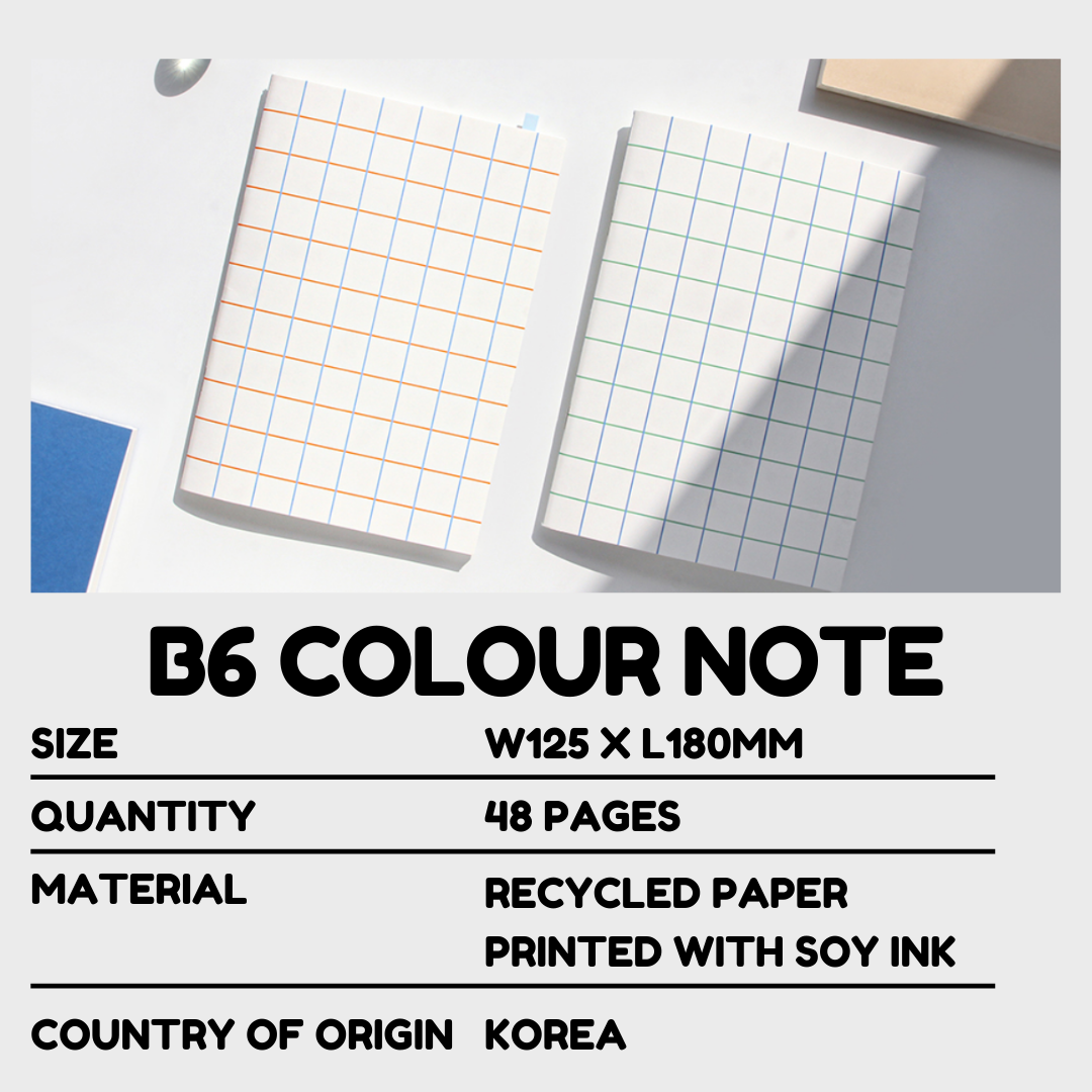 Gongjang B6 Grid Colour Note