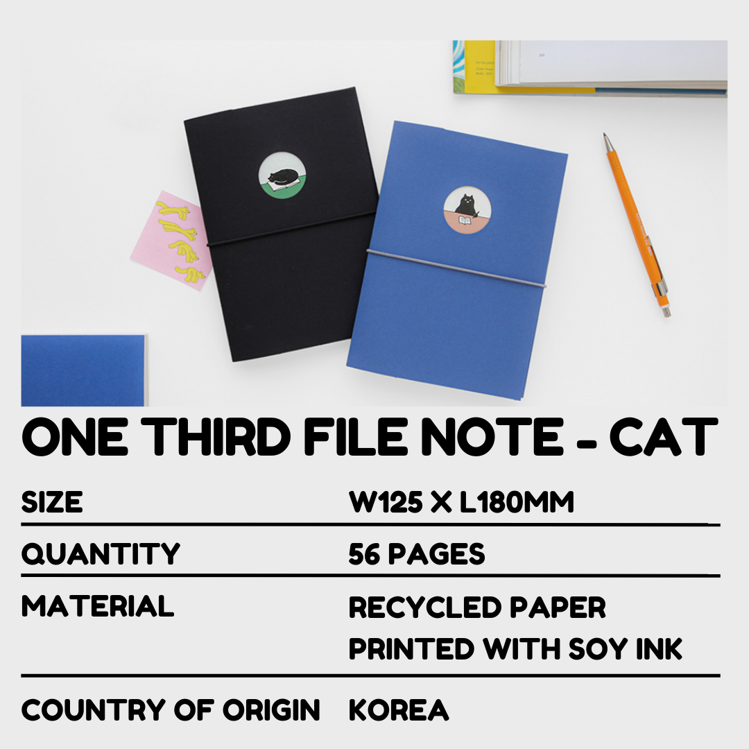 Gongjang B6 One Third Cat File Blank Note