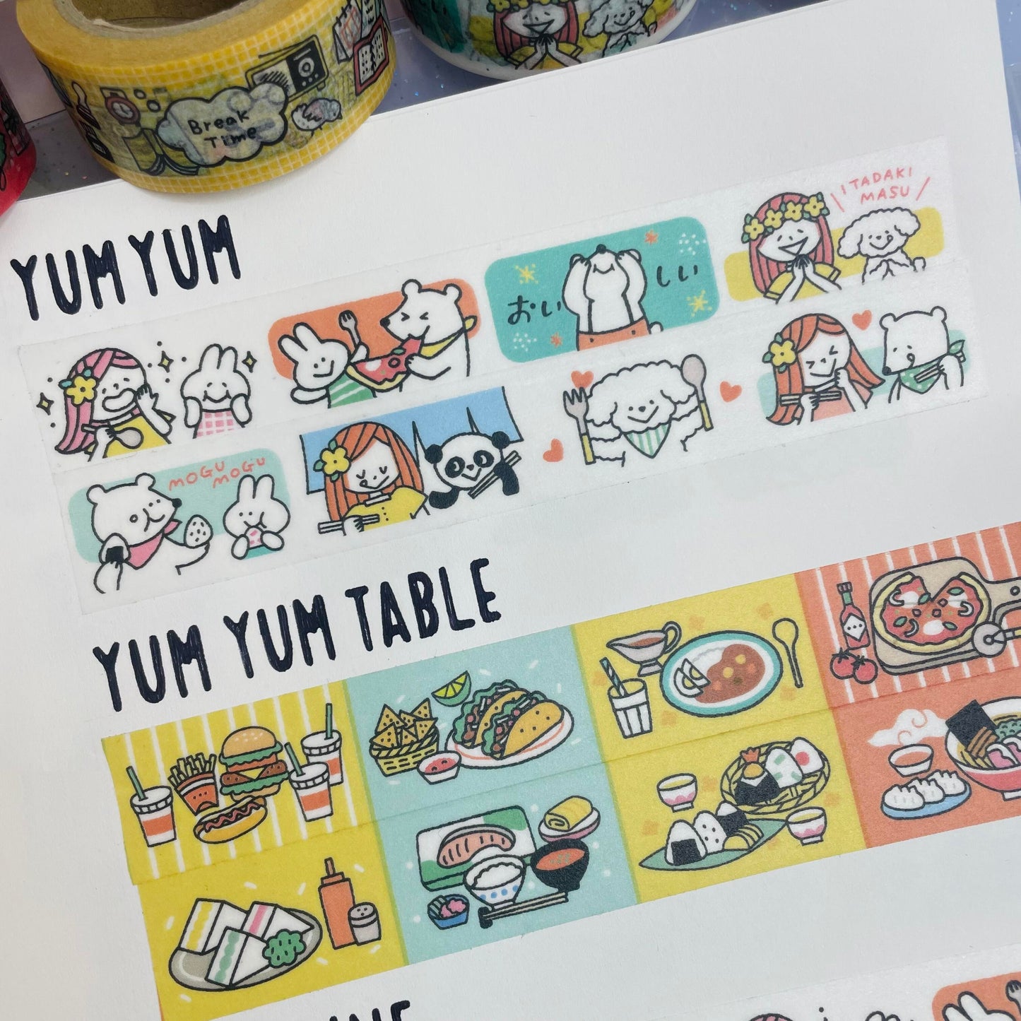 Sakuralala x Igloo*Dining* 365™ Gohobi Maste 365 Washi Tape - Yum Yum
