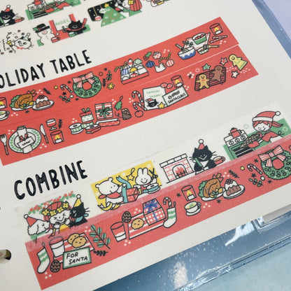 Sakuralala x Igloo*Dining* 365™ Gohobi Maste 365 Washi Tape - Holiday