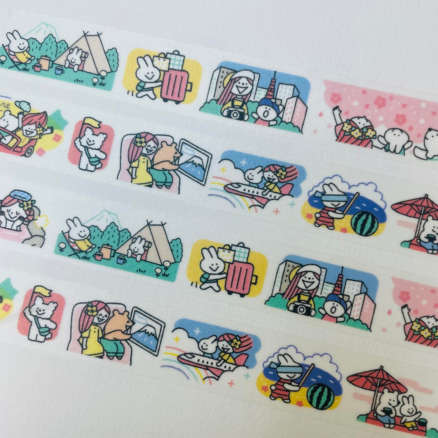Sakuralala x Igloo*Dining* Gohobi Maste 365 Washi Tape - Adventure in Japan