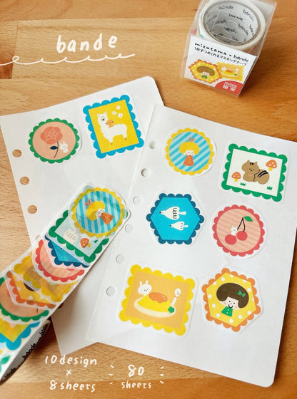 [BUNGUJOSHI 2025] Mizutama x Bungu Tsutaya x Bande Masking Stickers
