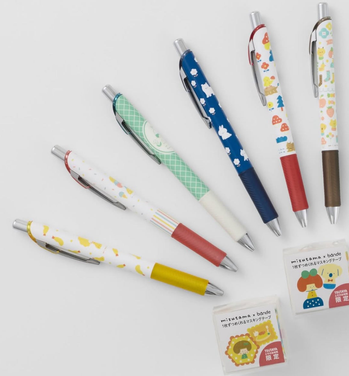 [BUNGUJOSHI 2025] Mizutama x Bungu Tsutaya x Pentel EnerGel Ballpoint Pens 0.5mm