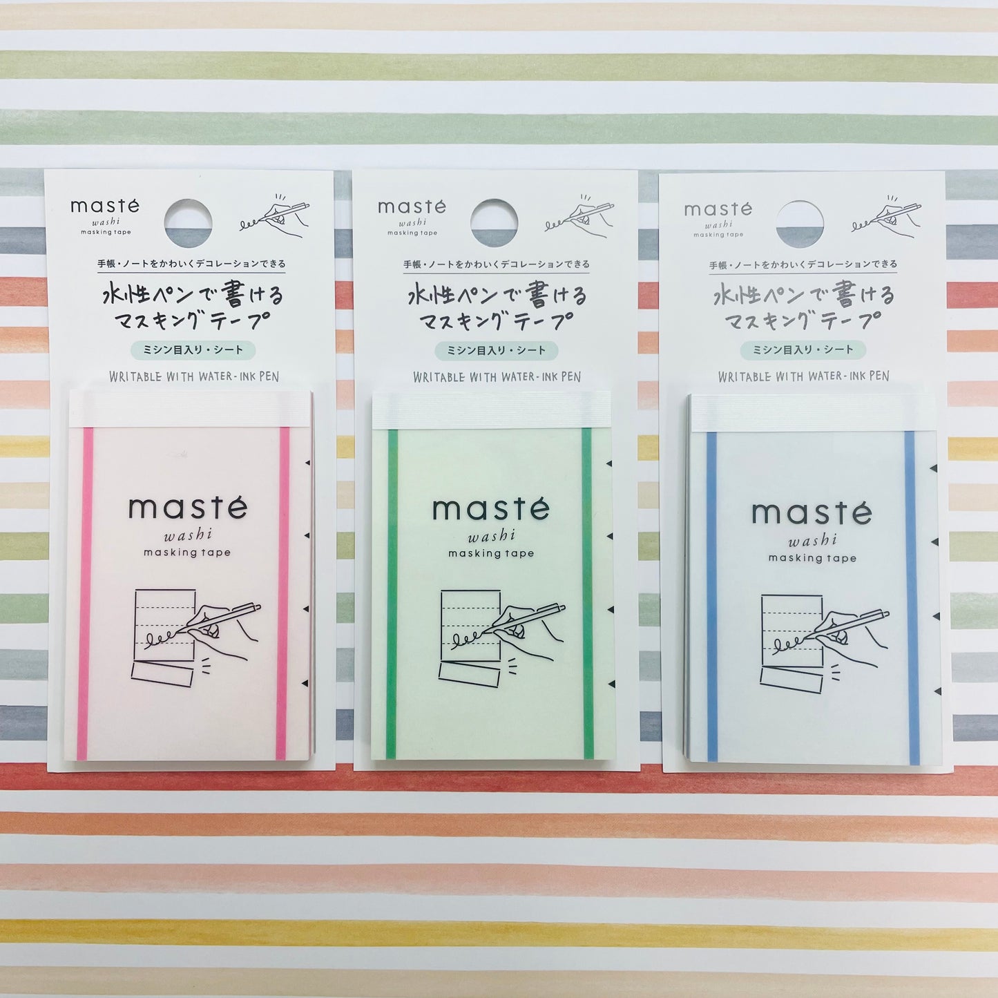 Mark's Masté Writable Perforated Masking Sheet - Line | Green
