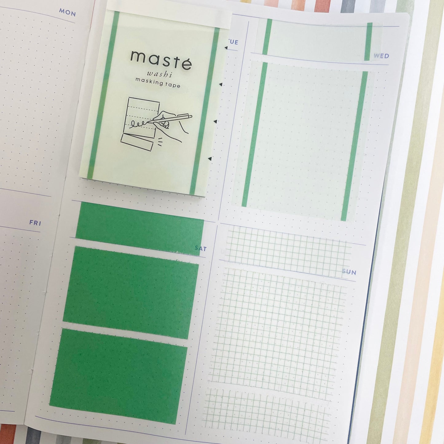 Mark's Masté Writable Perforated Masking Sheet - Line | Green