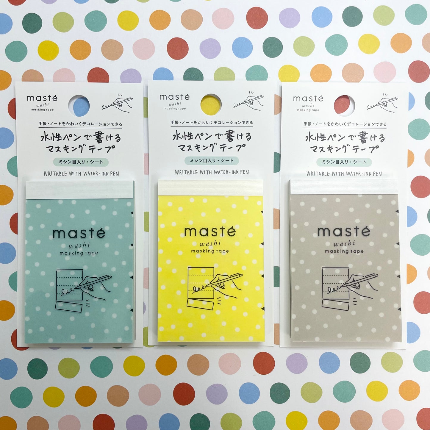 Mark's Masté Writable Perforated Masking Sheet - Dot | Yellow
