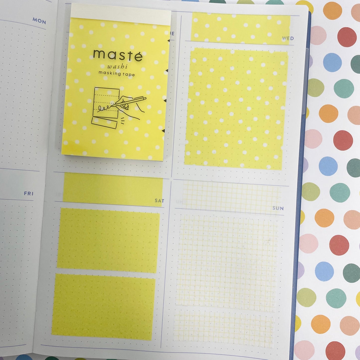 Mark's Masté Writable Perforated Masking Sheet - Dot | Yellow