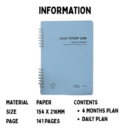 Iconic Daily Study Log