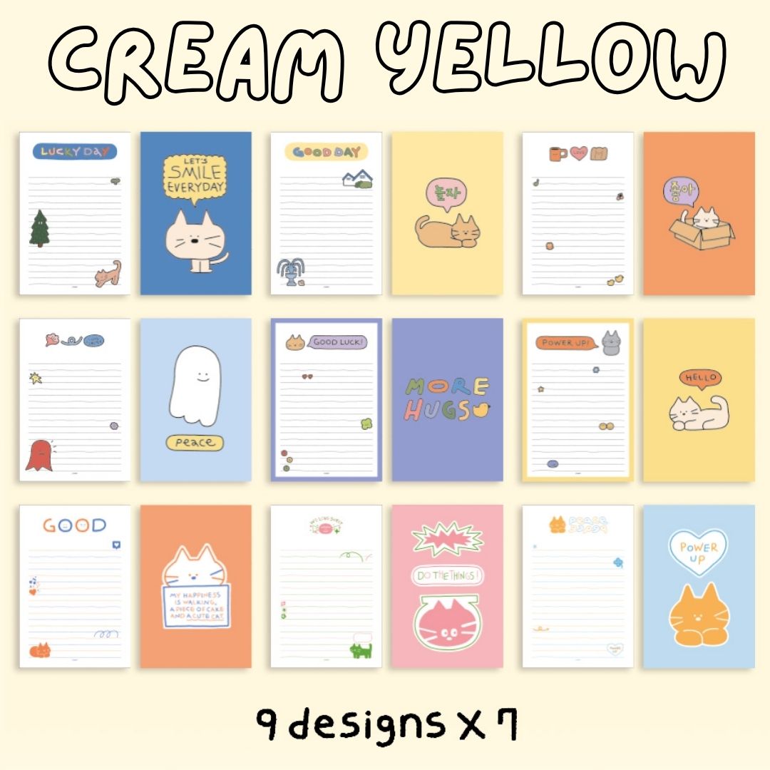 Iconic Doodle B5 Lined Letter Pads