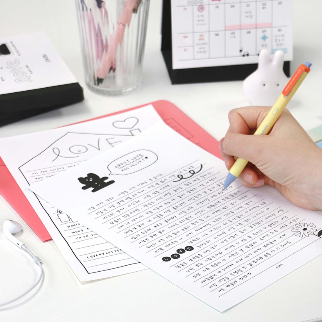 Iconic Doodle B5 Lined Letter Pads