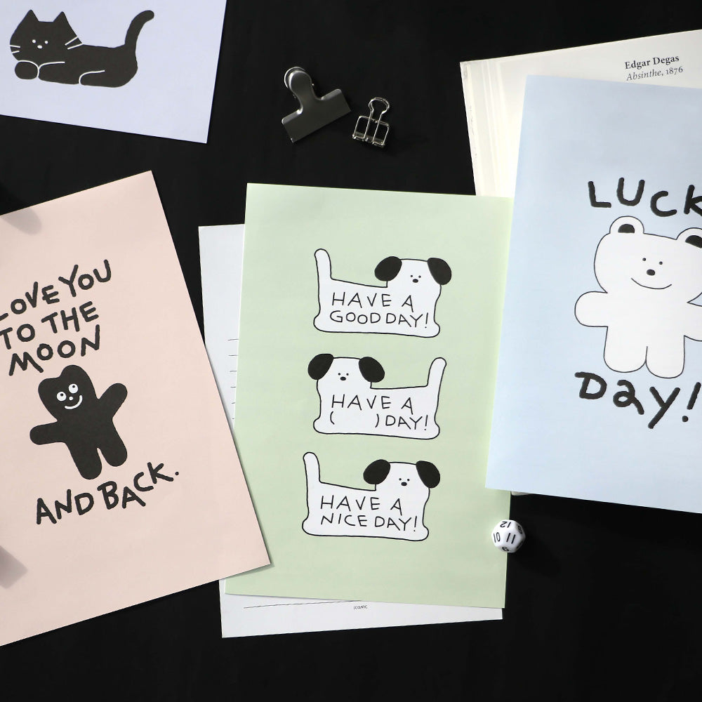 Iconic Doodle B5 Lined Letter Pads