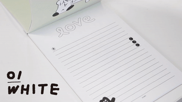 Iconic Doodle B5 Lined Letter Pads