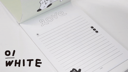 Iconic Doodle B5 Lined Letter Pads