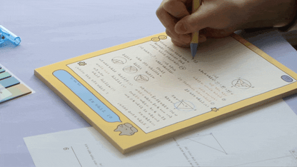 Iconic Doodle B5 Grid Notepads