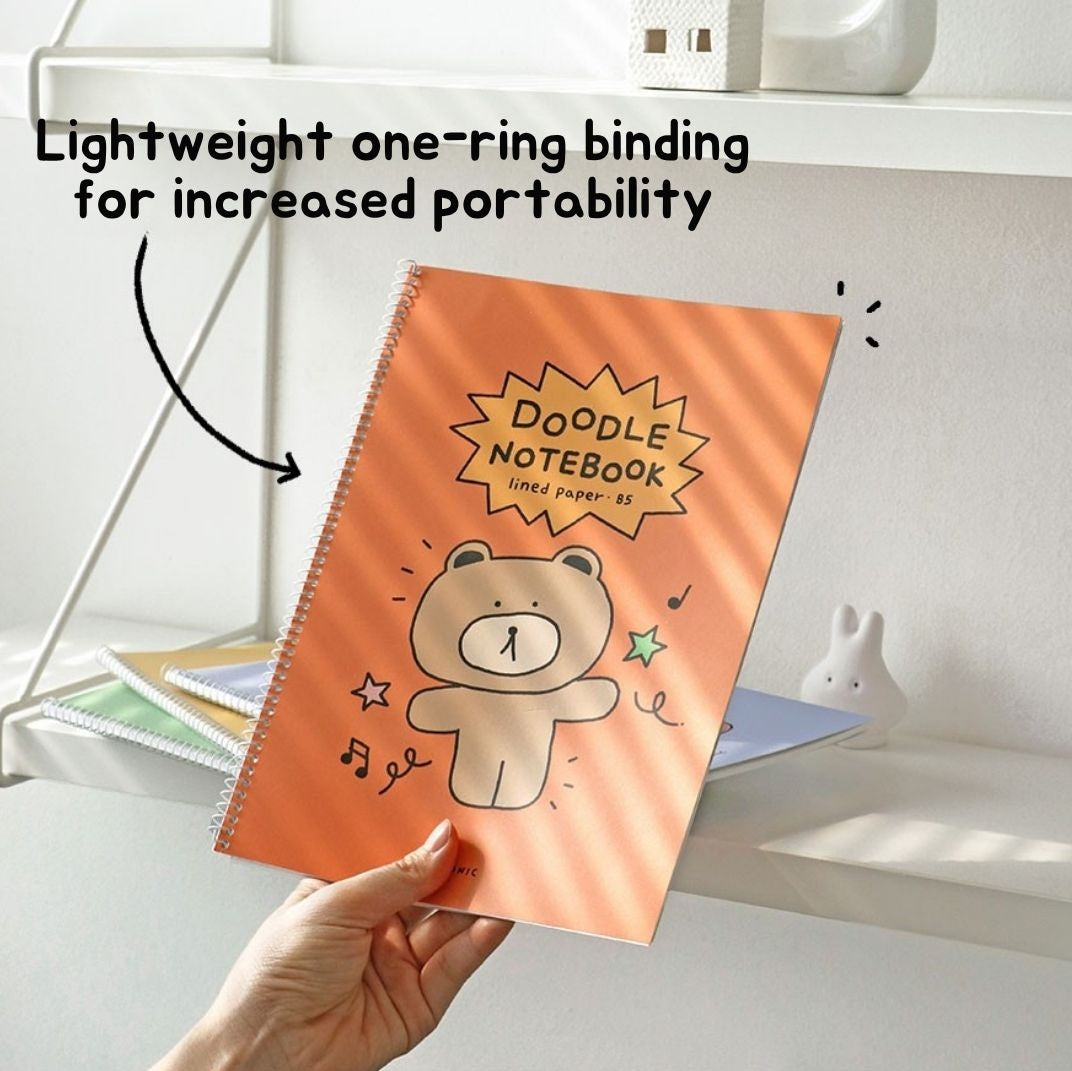 Iconic Doodle B5 Lined Notebooks